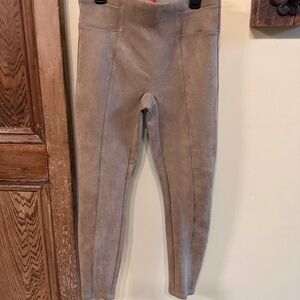 Spanx suede leggings